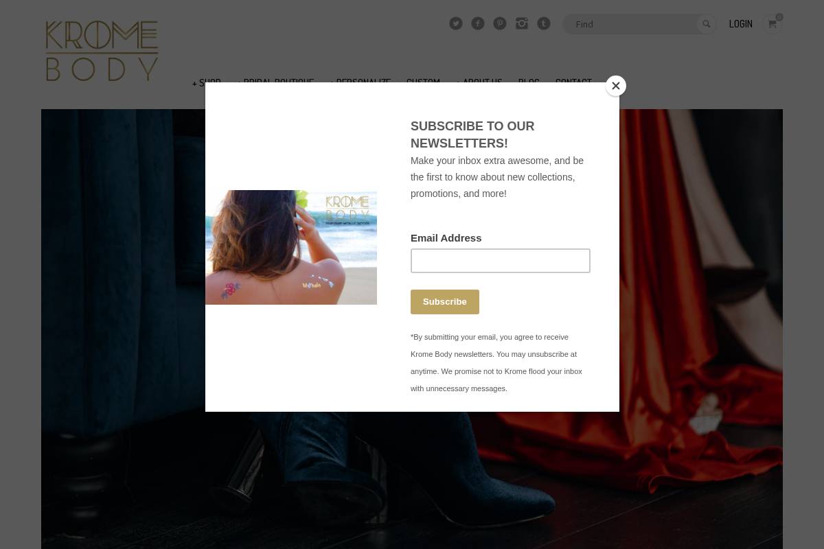 kromebody.com homepage screenshot