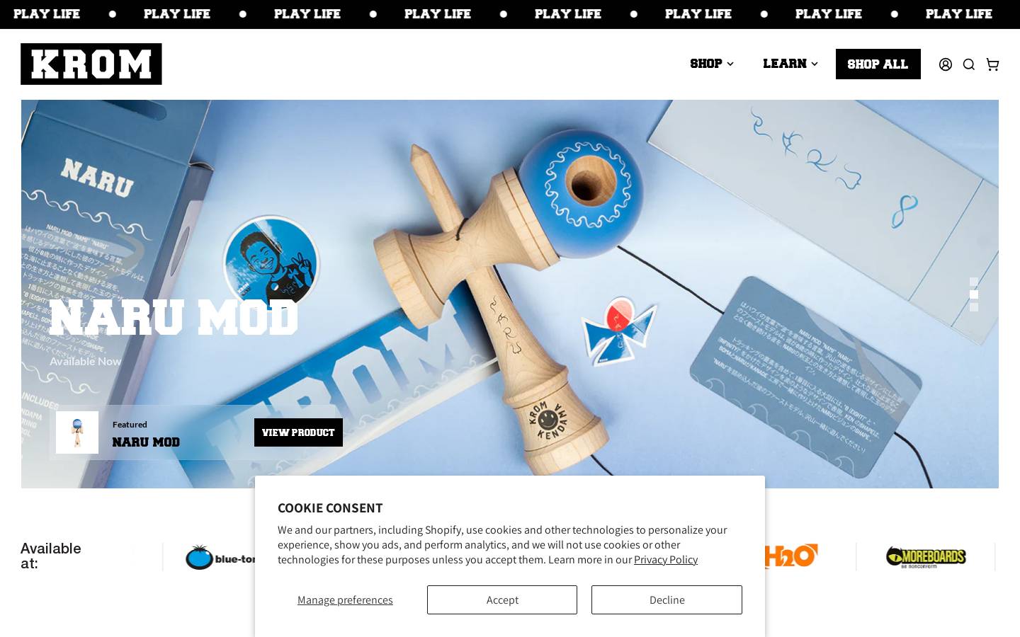 Kromkendama homepage screenshot