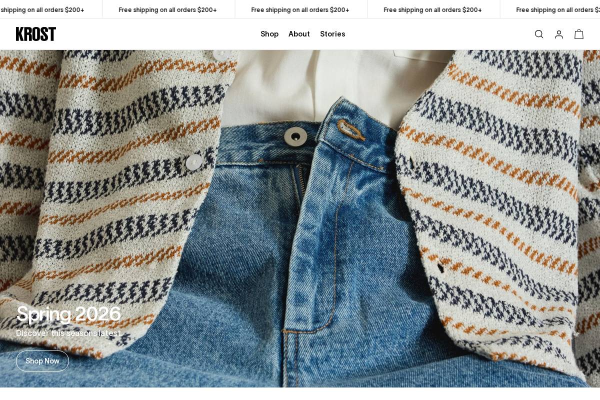 krostnewyork.com homepage screenshot