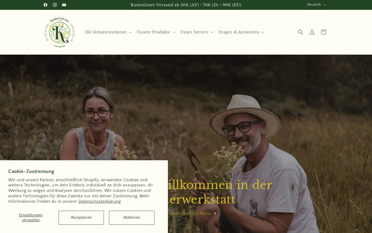 krtr.at homepage screenshot