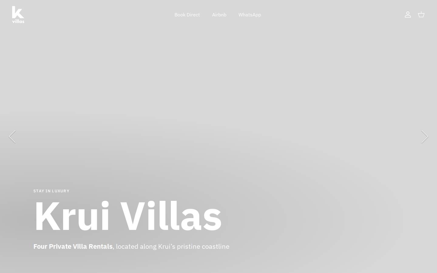 krui.villas homepage screenshot