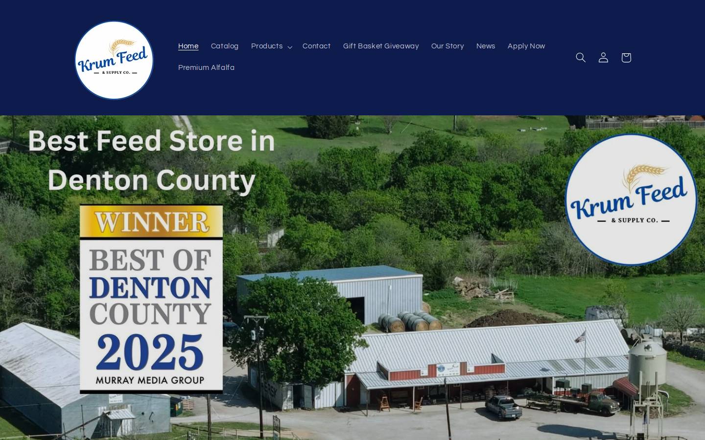 krumfeed.com homepage screenshot
