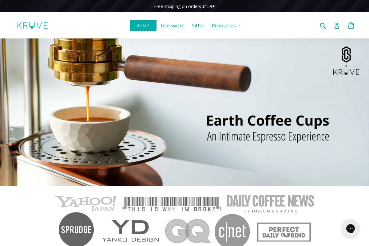 kruveinc.com homepage screenshot