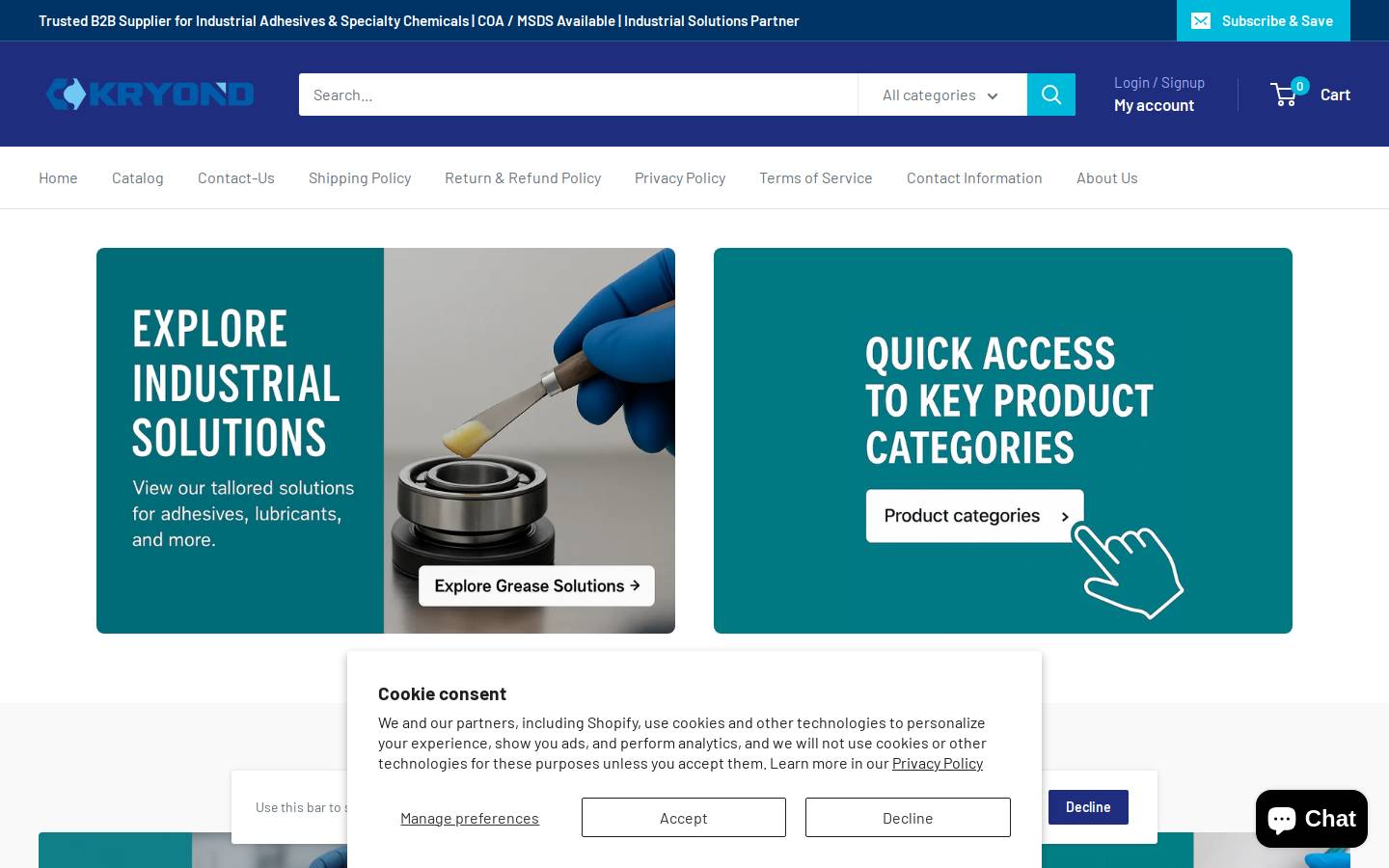 kryond.com homepage screenshot