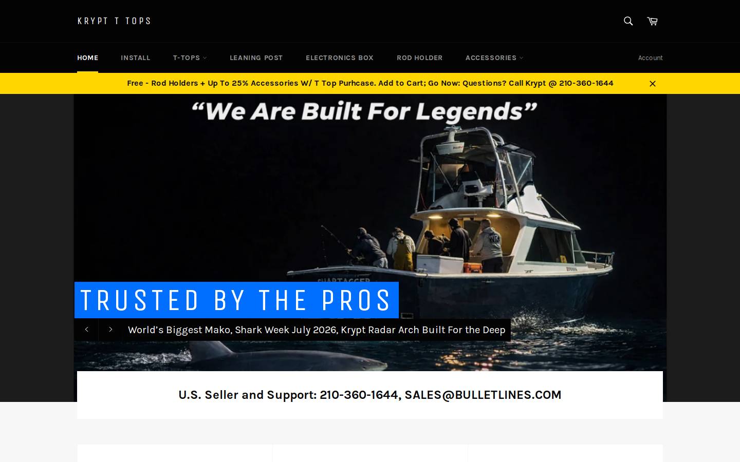 krypt-t-tops.com homepage screenshot