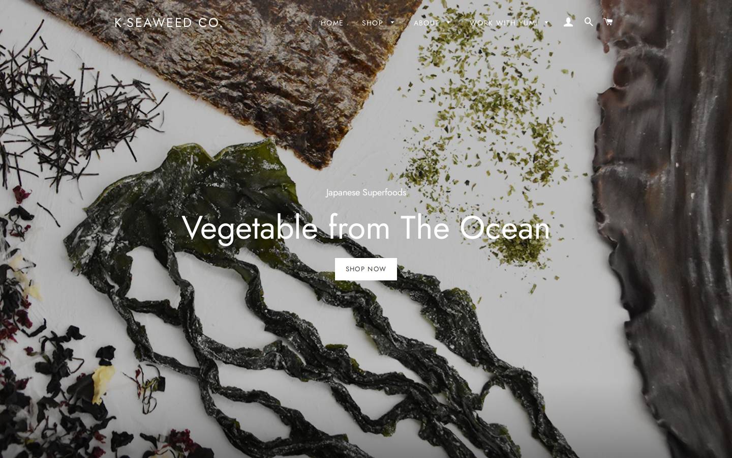 kseaweed.com homepage screenshot