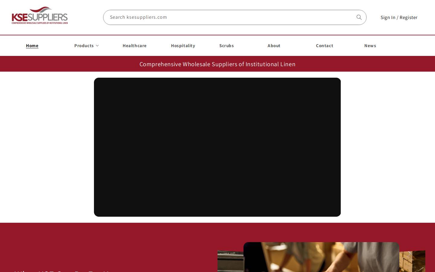 ksesuppliers.com homepage screenshot