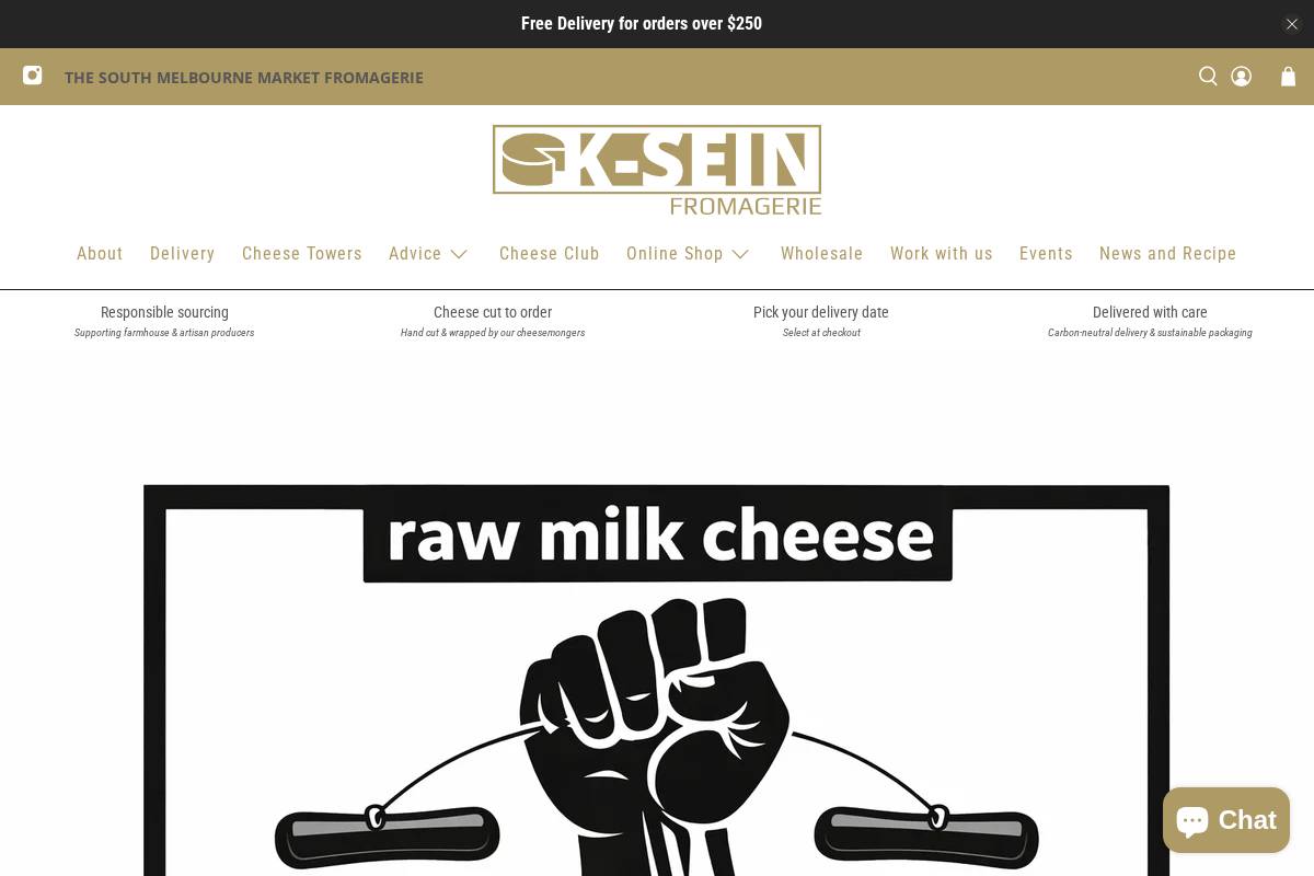 ksfromagerie.au homepage screenshot