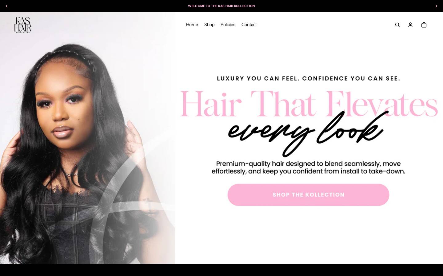 kshairkollection.com homepage screenshot