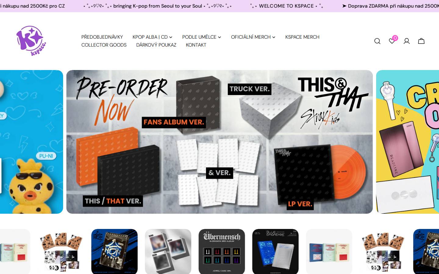 kspaceproject.com homepage screenshot