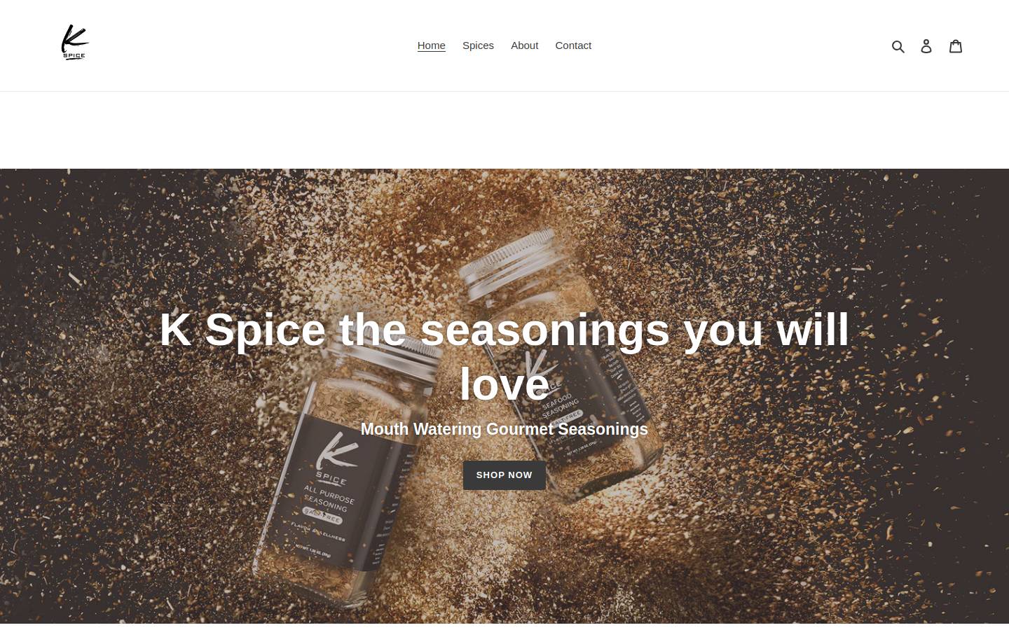 kspiceme.com homepage screenshot