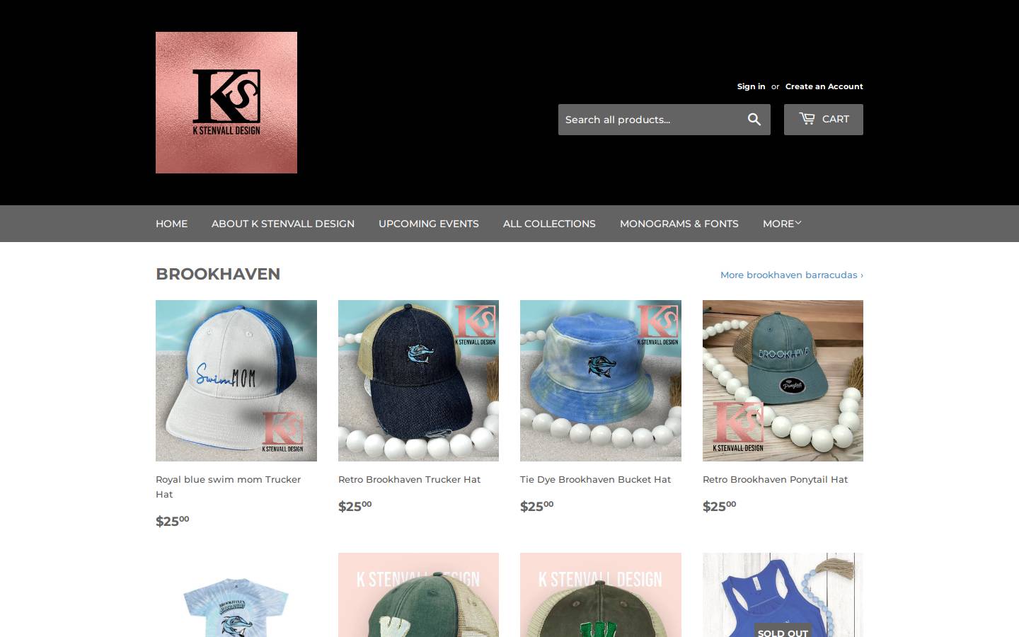 kstenvalldesign.com homepage screenshot