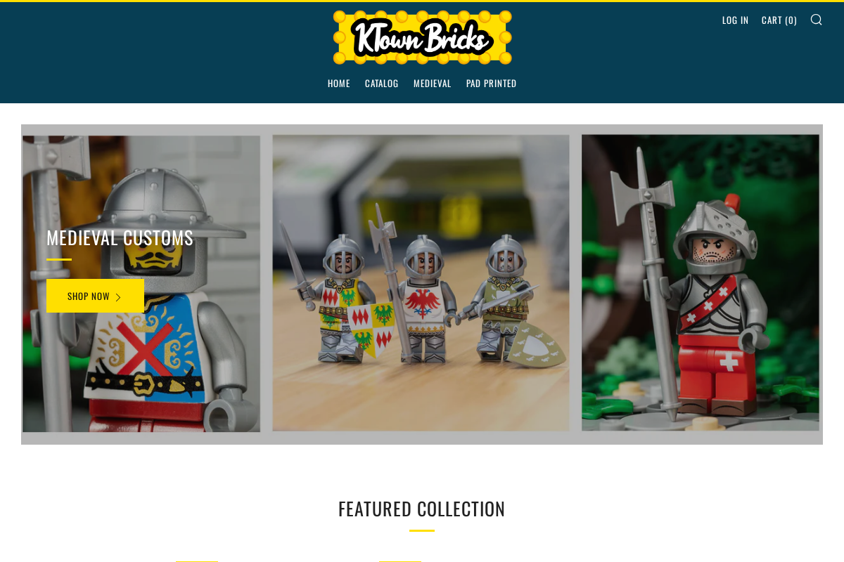 ktownbricks homepage screenshot
