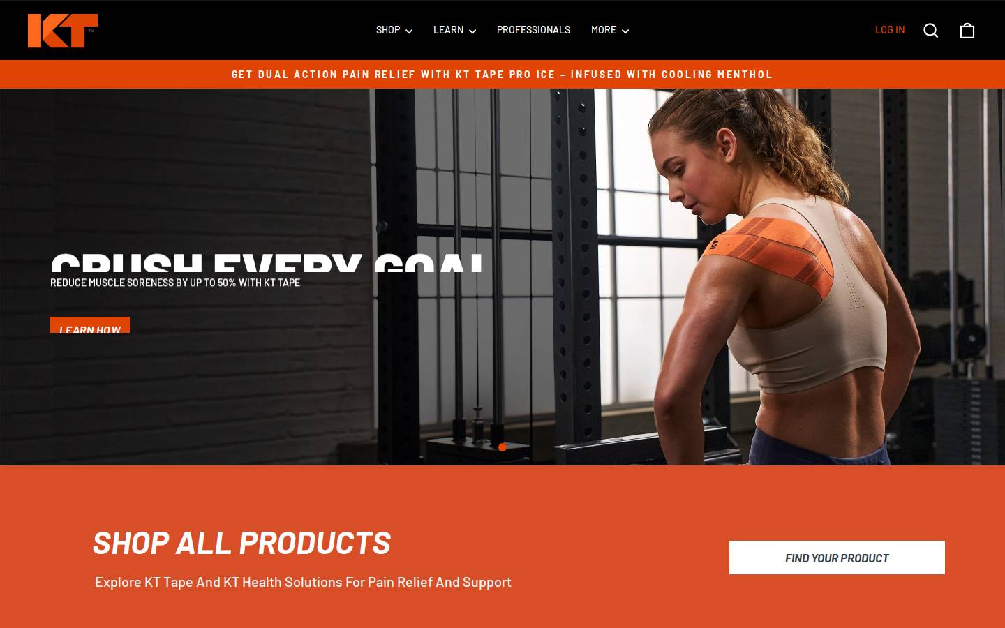 kttape.co.nz homepage screenshot