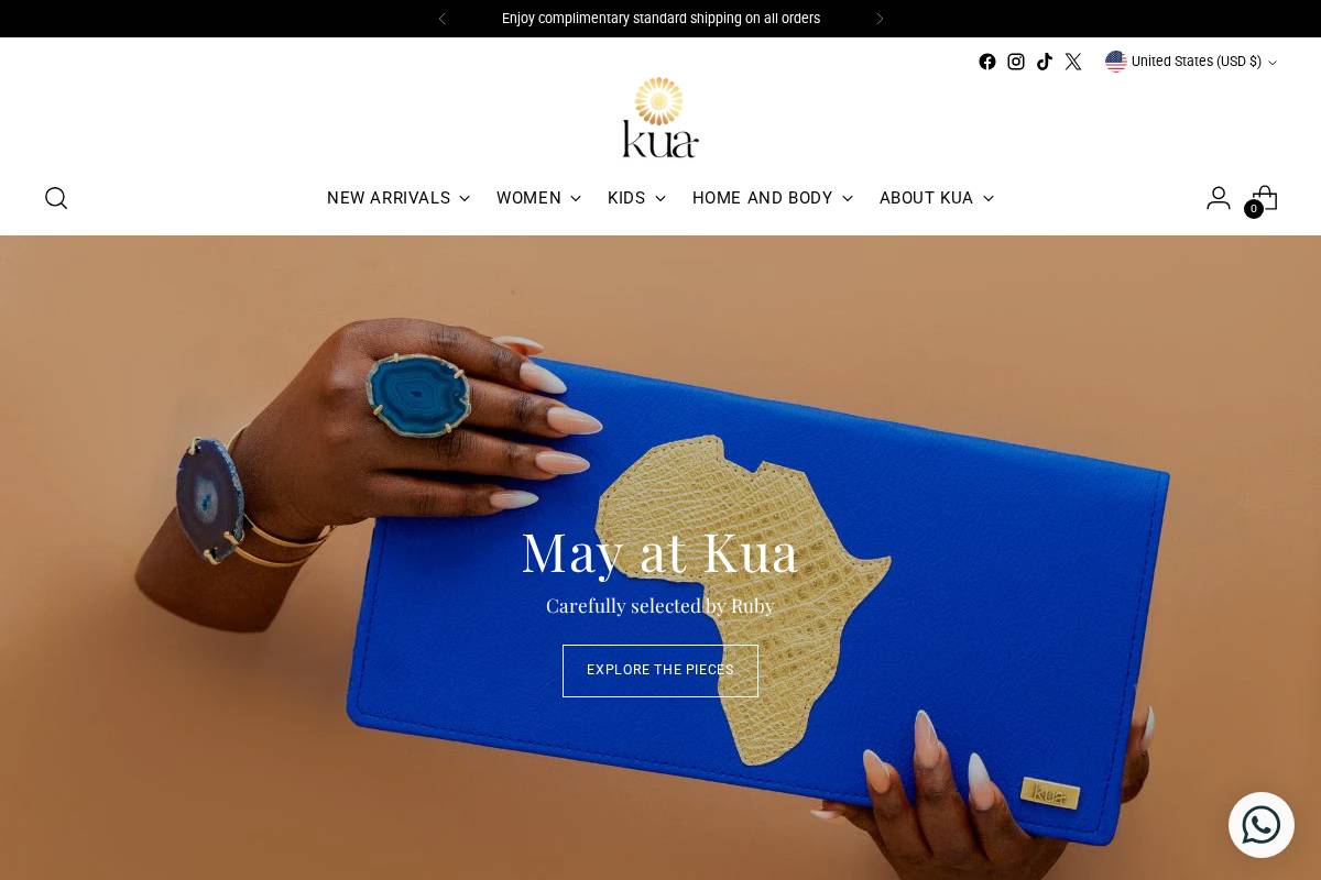 kuadesigns.com homepage screenshot
