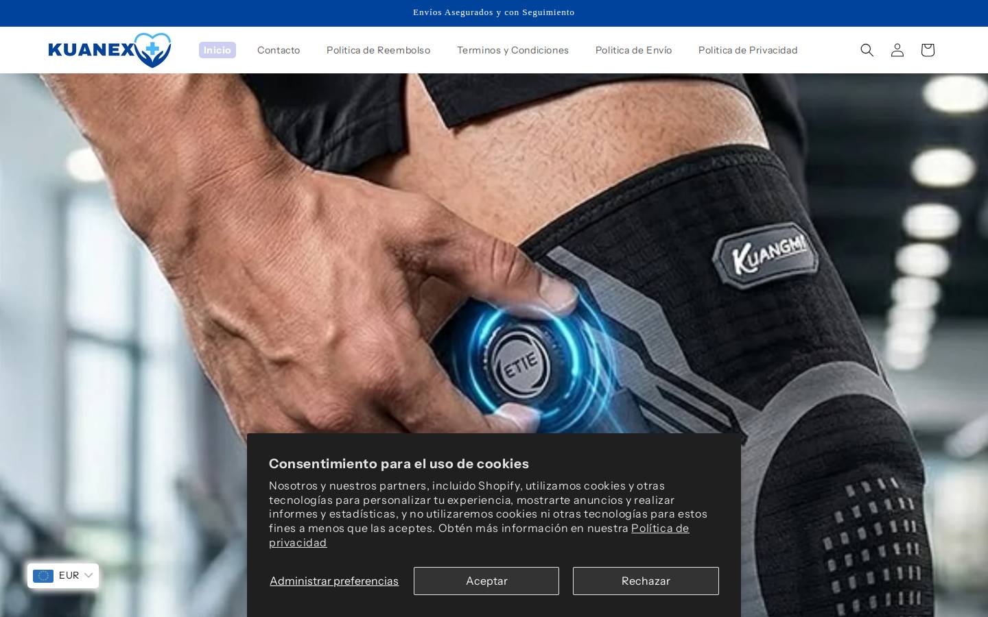 kuanex.store homepage screenshot