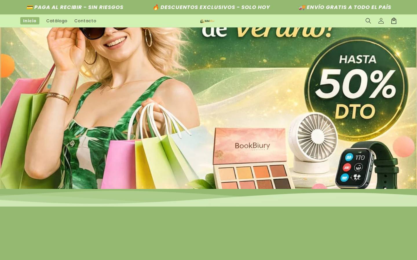 kubiwow.com homepage screenshot