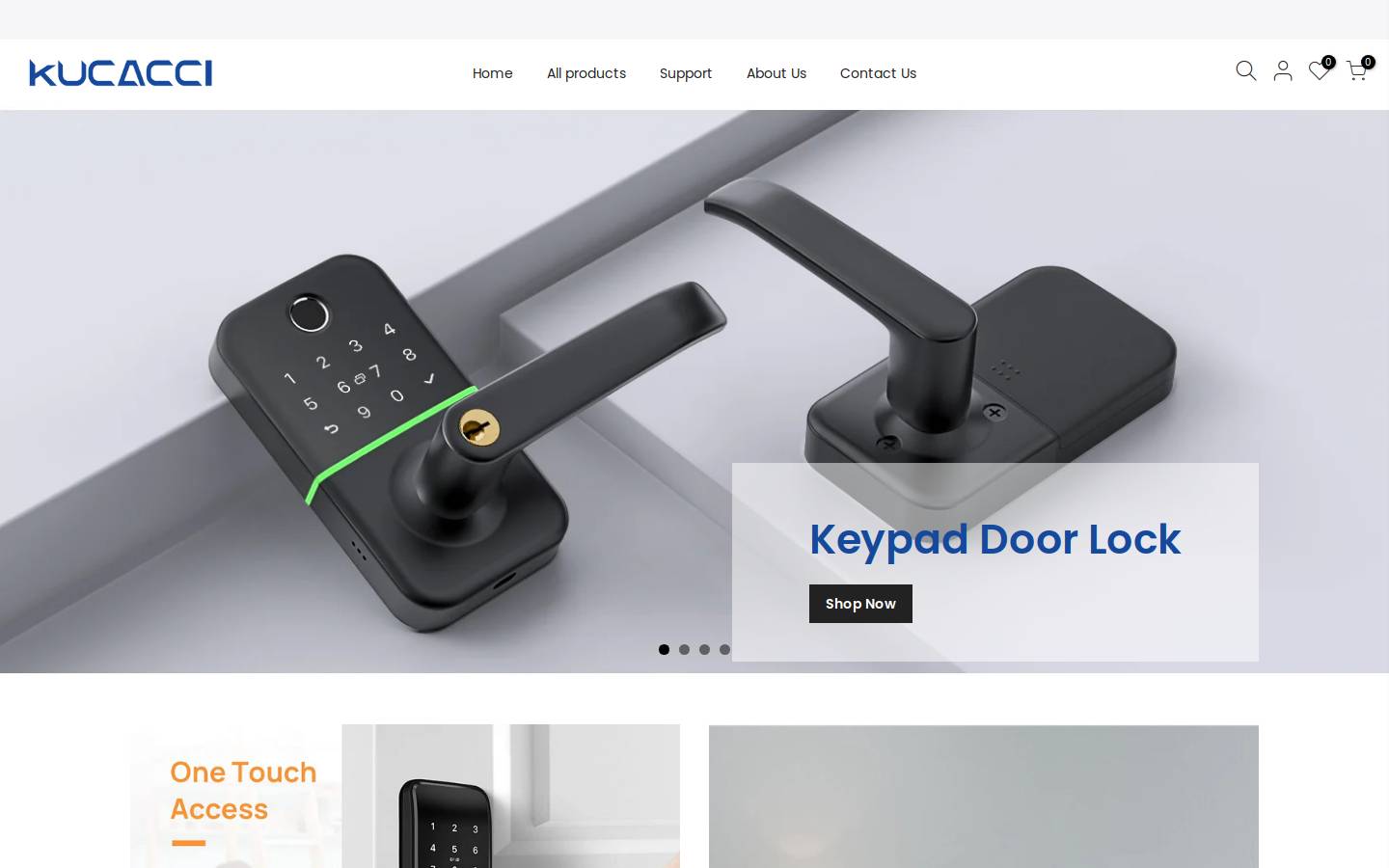 kucacci.com homepage screenshot