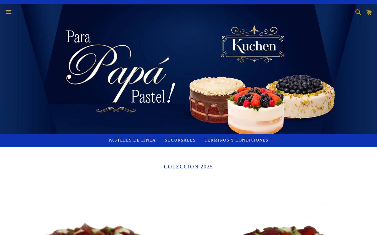 kuchen-roscasgourmet.com homepage screenshot