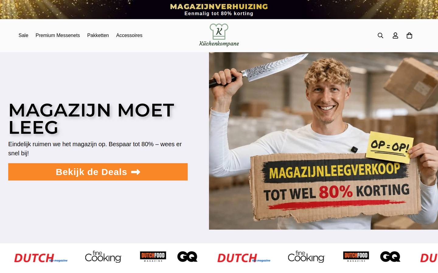Kuechenkompane homepage screenshot