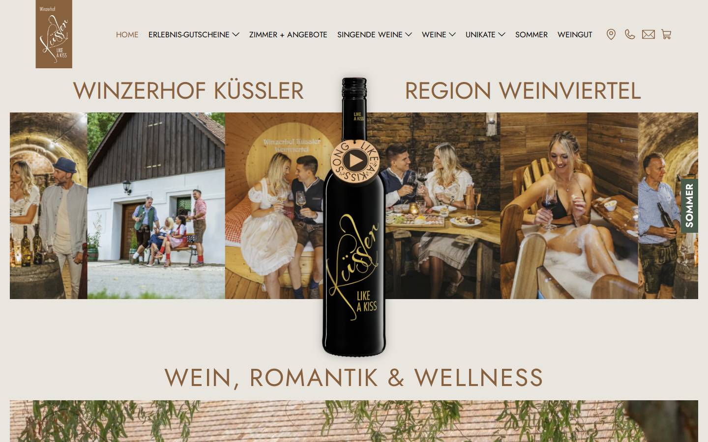 kuessler.at homepage screenshot