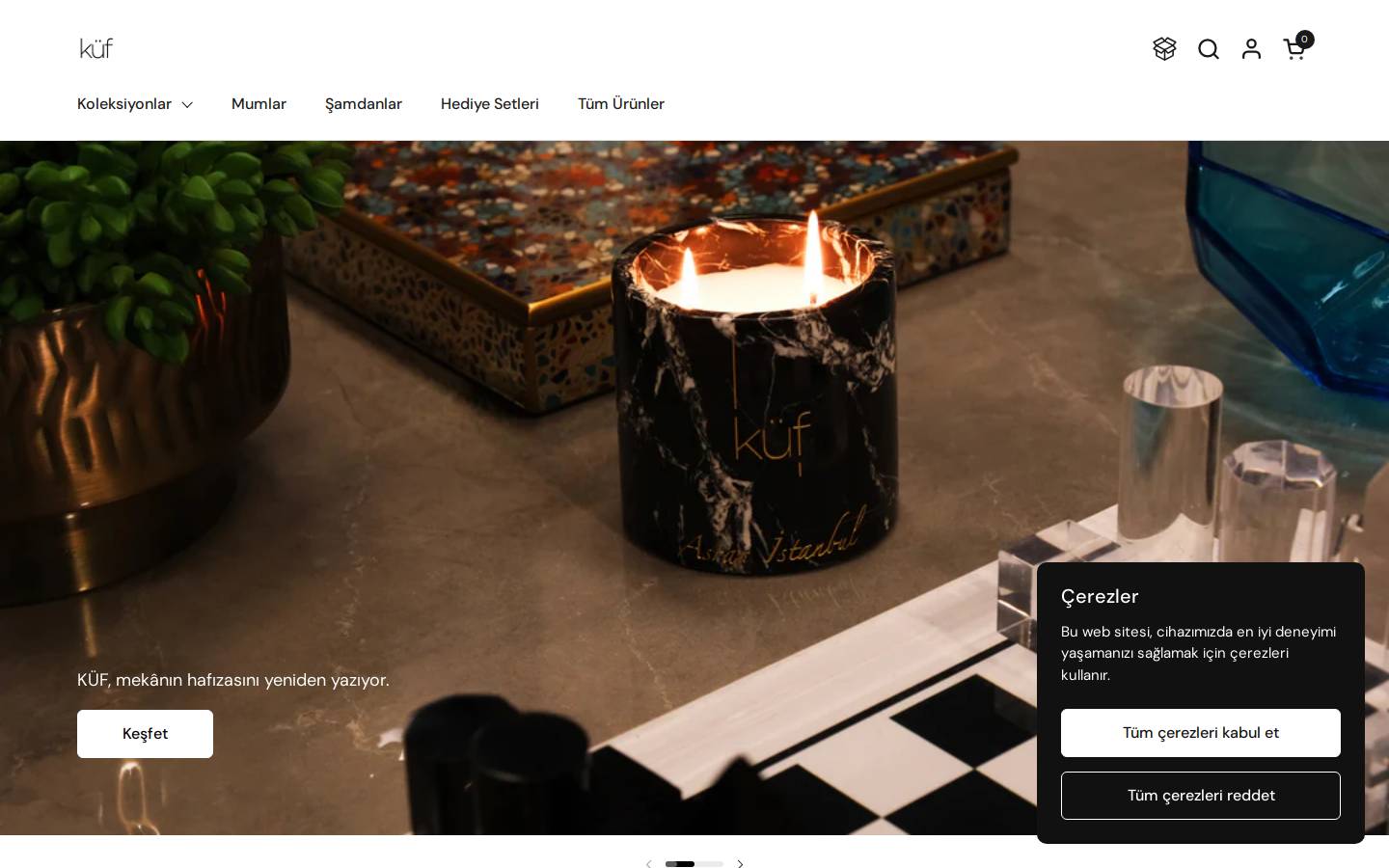 kuf.com.tr homepage screenshot