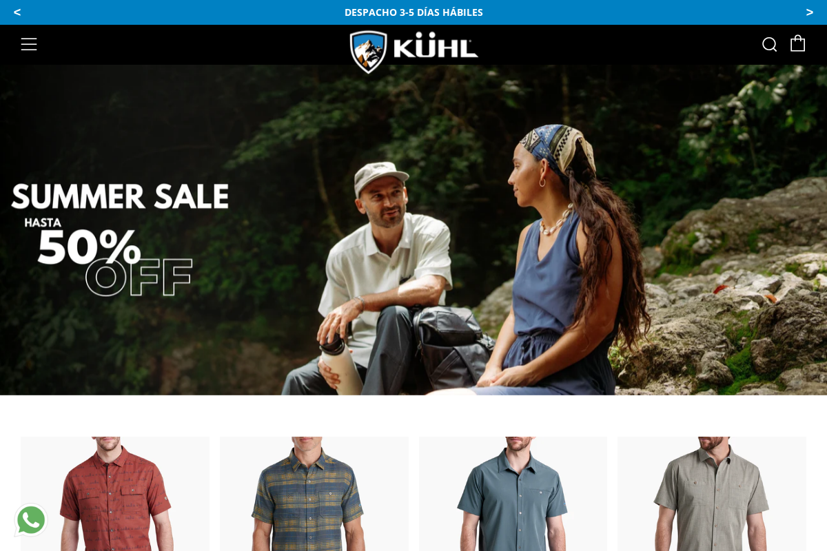 KUHL homepage screenshot