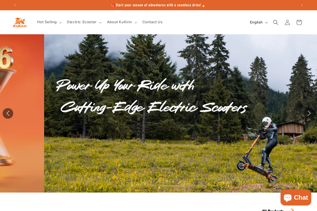 Kukirinstore homepage screenshot