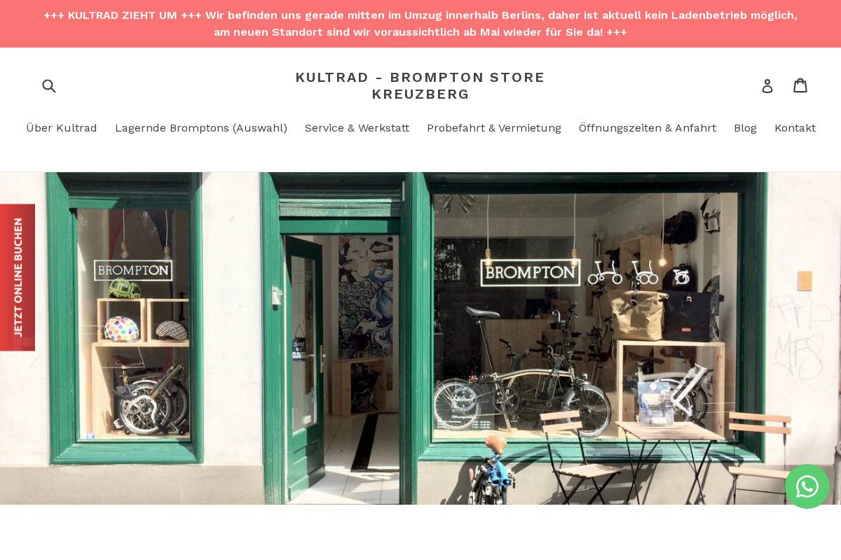 kultrad.de homepage screenshot