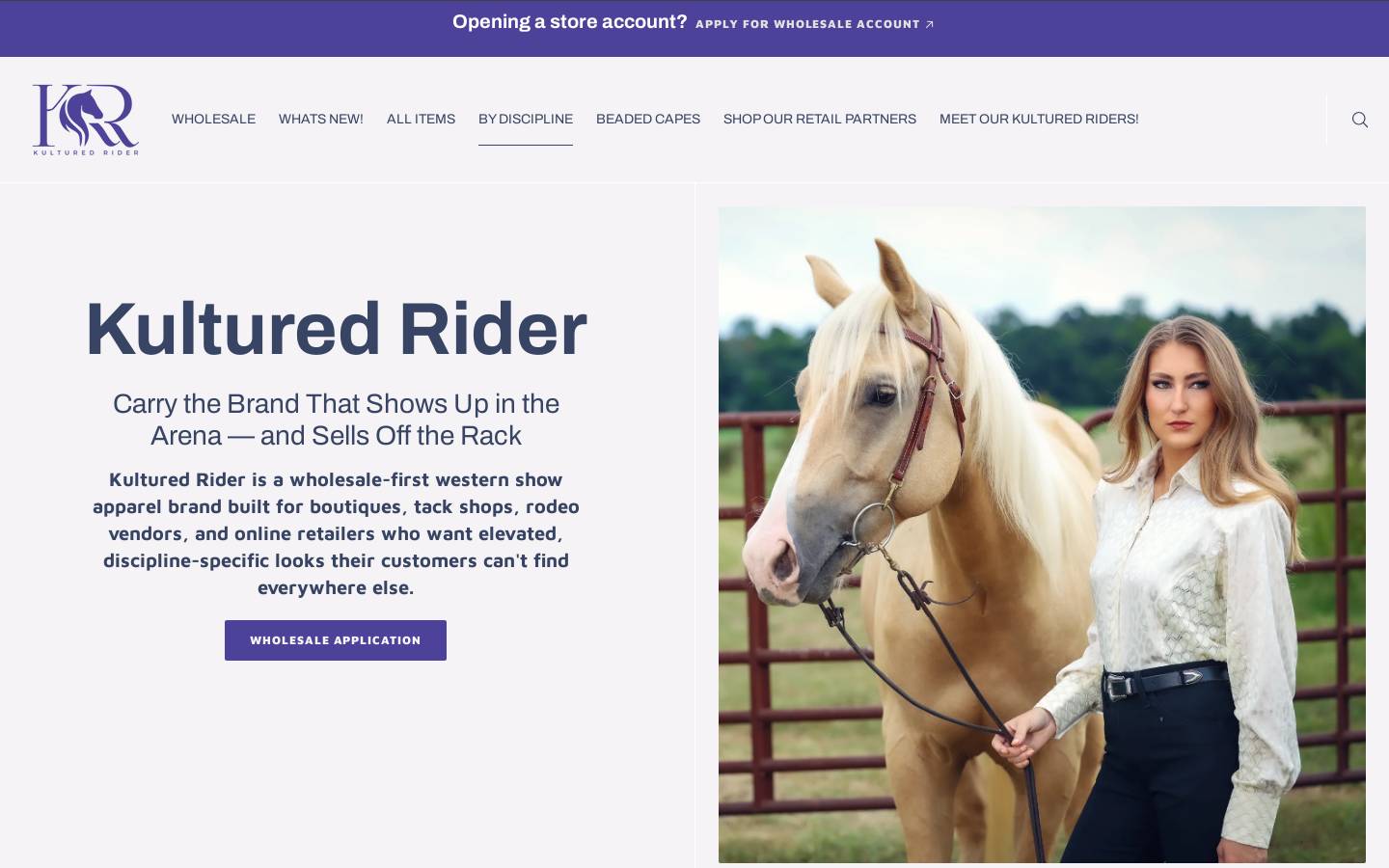 kulturedrider.com homepage screenshot