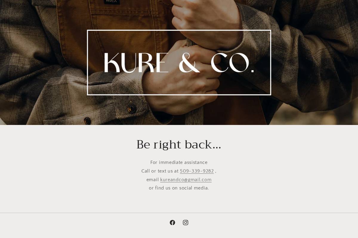 kureandcompany.com homepage screenshot