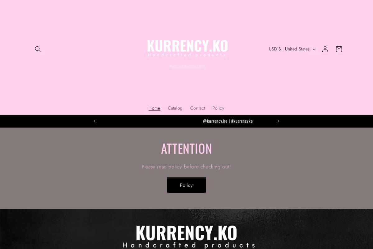 Kurrencyko homepage screenshot