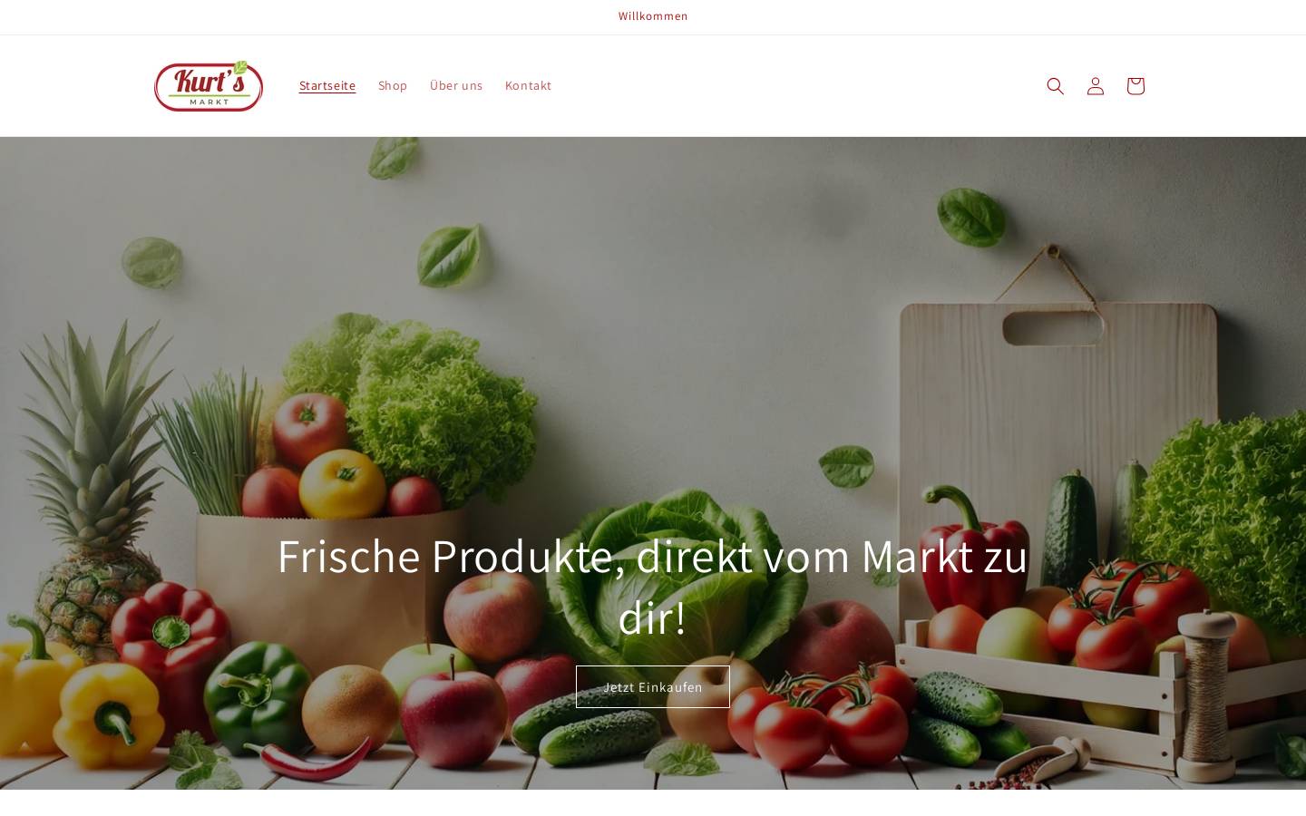 kurtsmarkt.de homepage screenshot