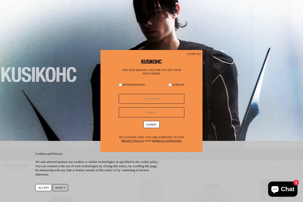 kusikohc.com homepage screenshot