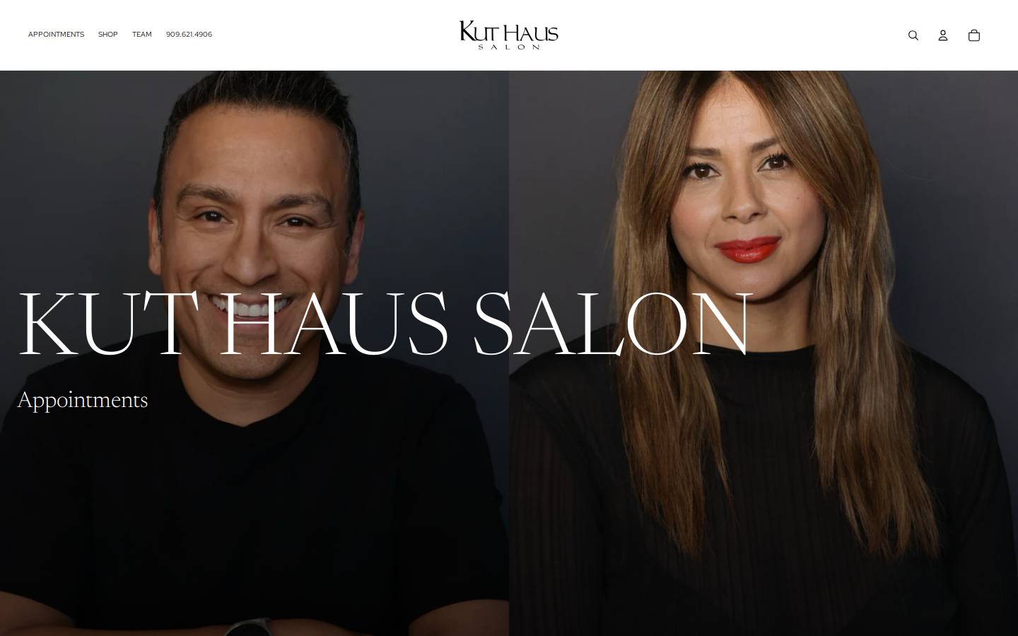 kuthaussalon.com homepage screenshot