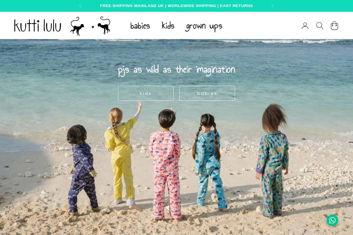 kuttilulu.com homepage screenshot