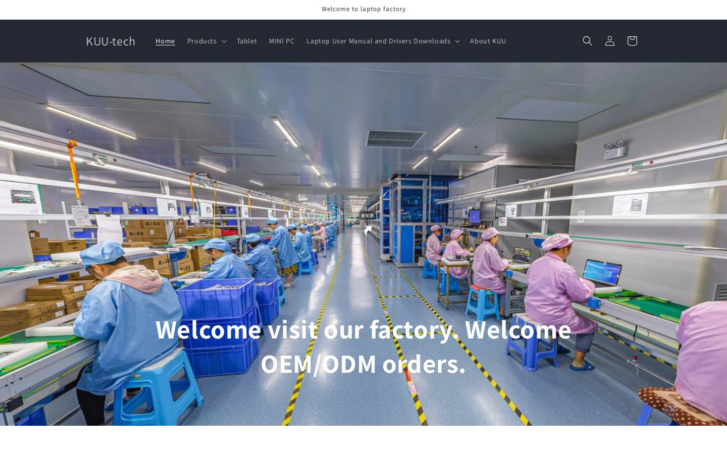 Kuu Tech homepage screenshot