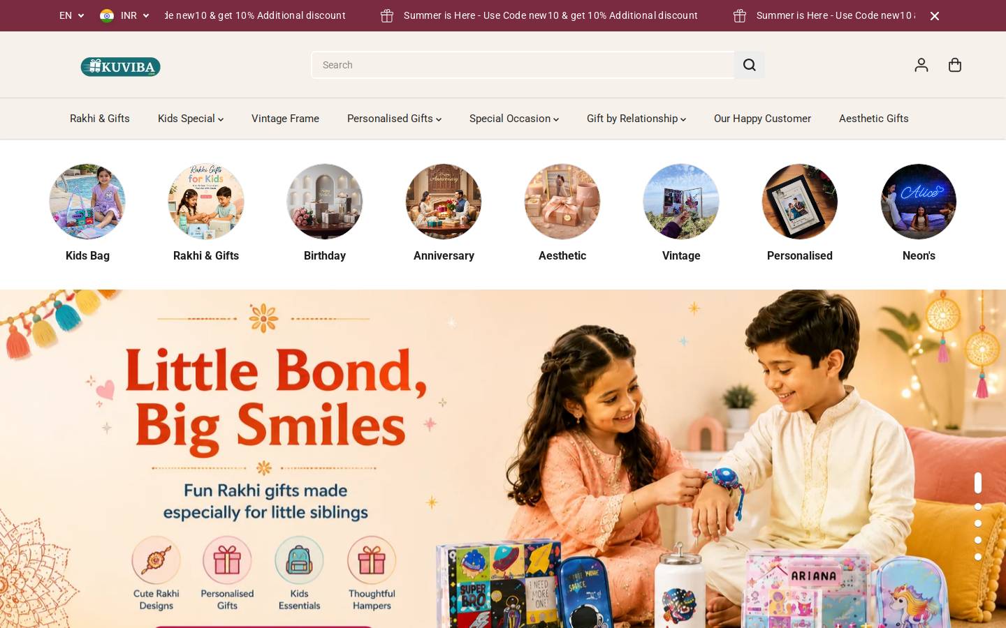 kuviba.com homepage screenshot