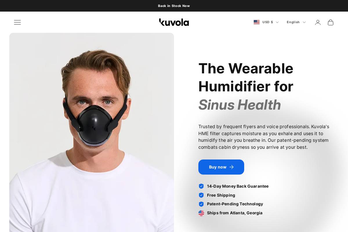 Kuvola homepage screenshot