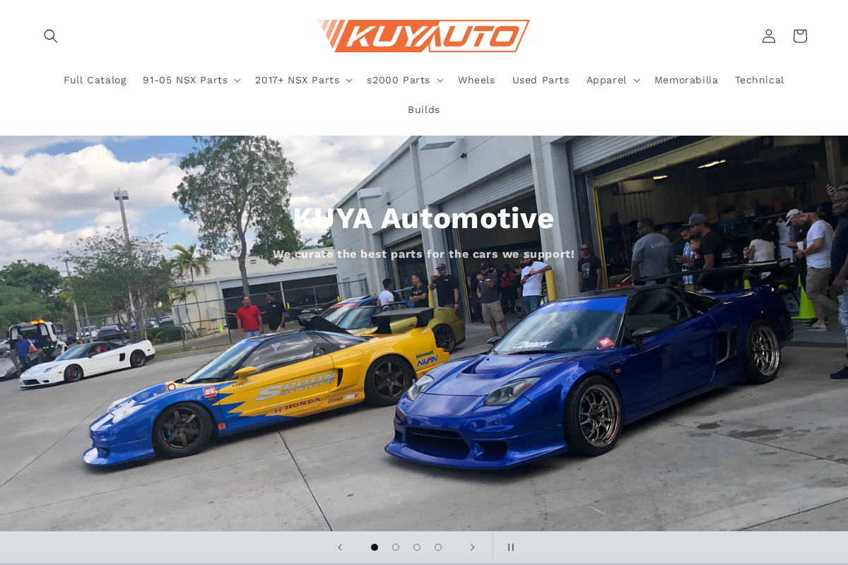 kuyaauto.com homepage screenshot