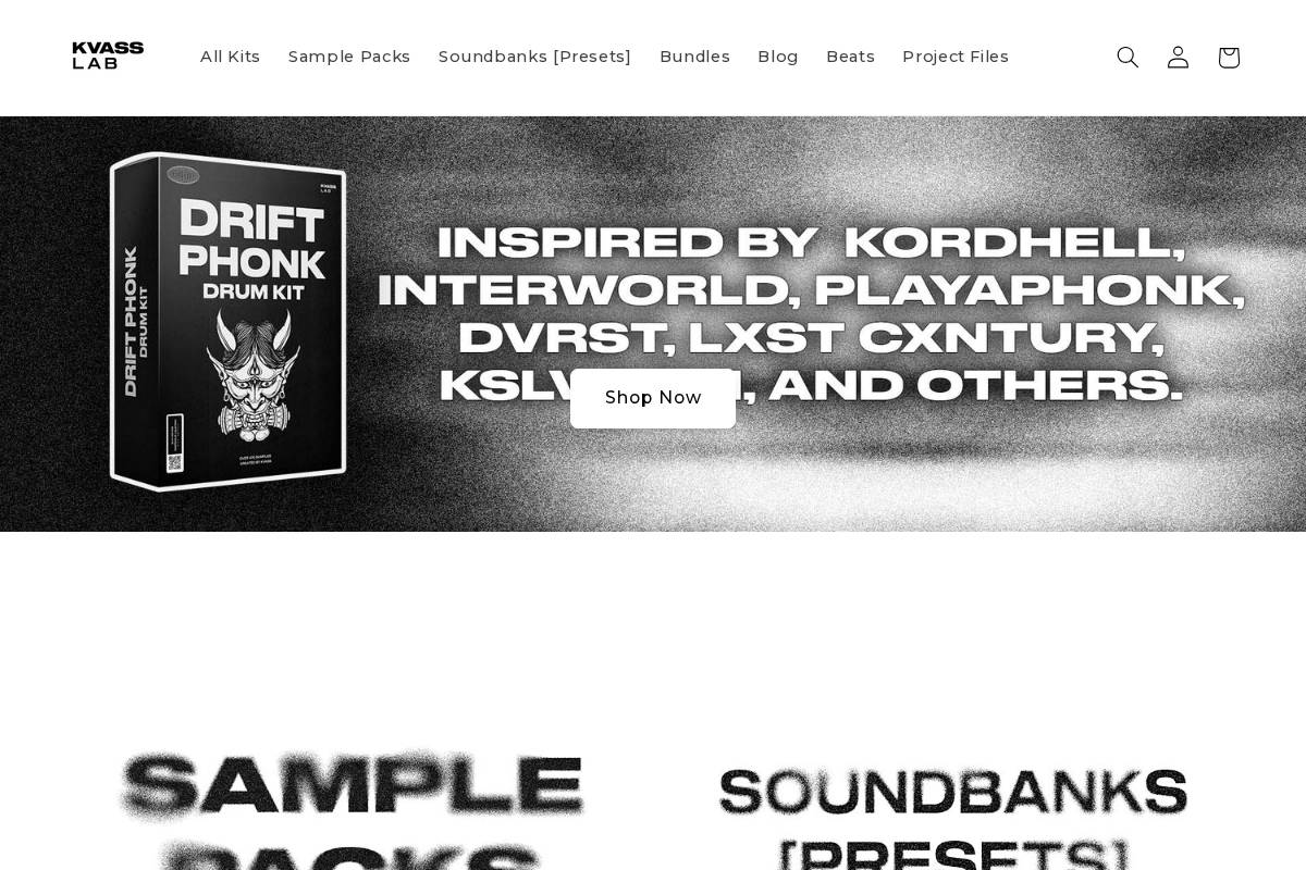 kvasslab.com homepage screenshot