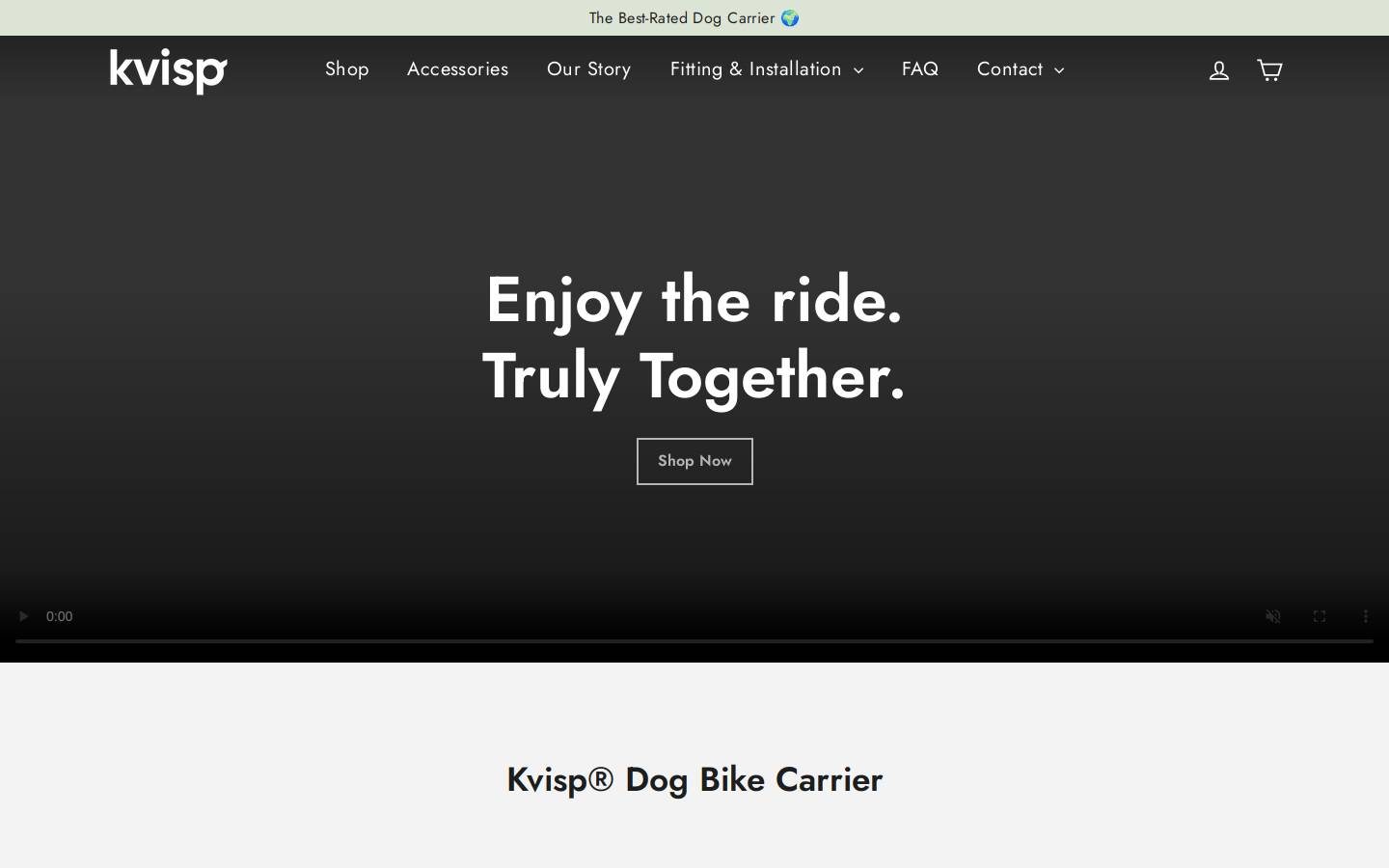 Kvisp homepage screenshot