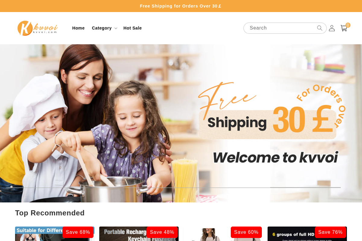 Kvvoi homepage screenshot