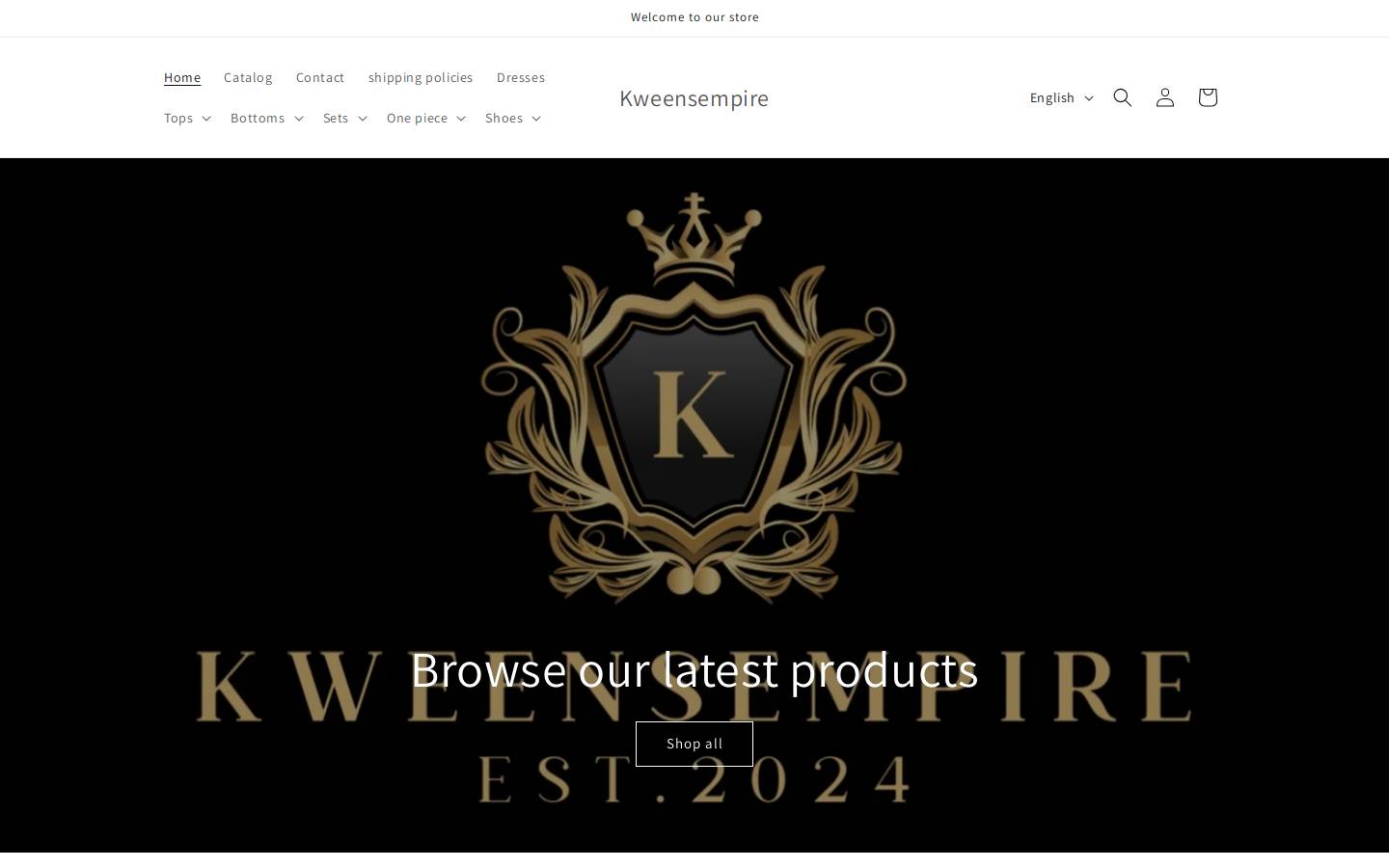 kweensempire.com homepage screenshot