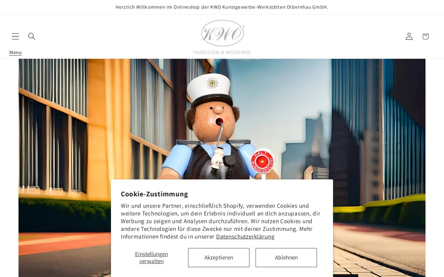 kwo-shop.de homepage screenshot