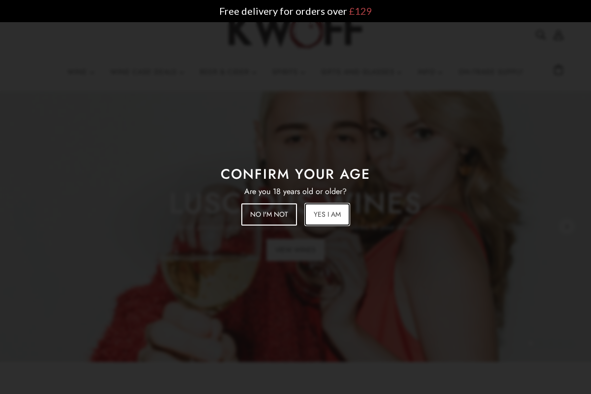 Kwoff homepage screenshot