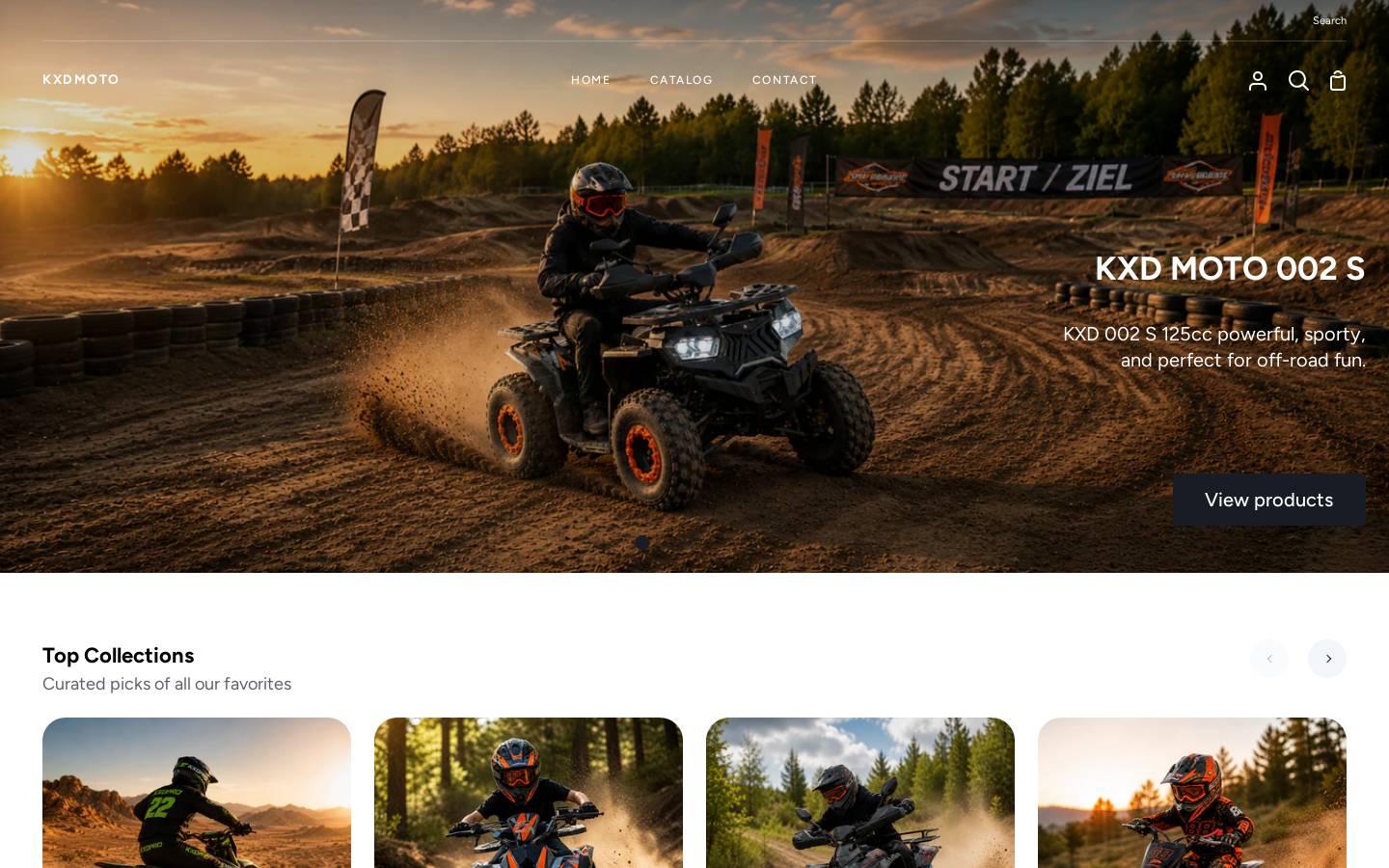 kxdmoto.de homepage screenshot