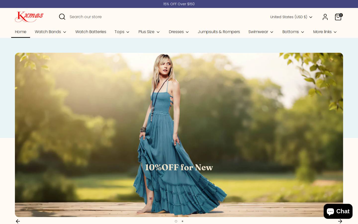 Kxmas homepage screenshot