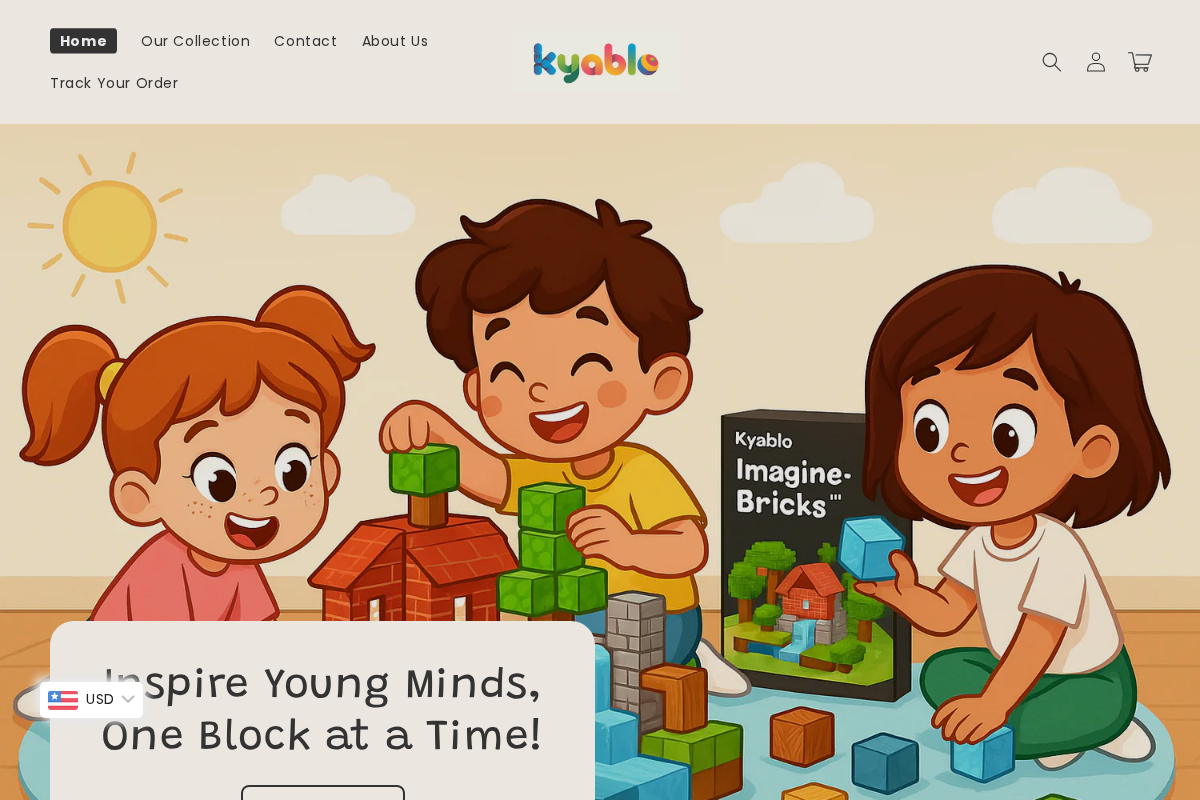 KYABLO homepage screenshot