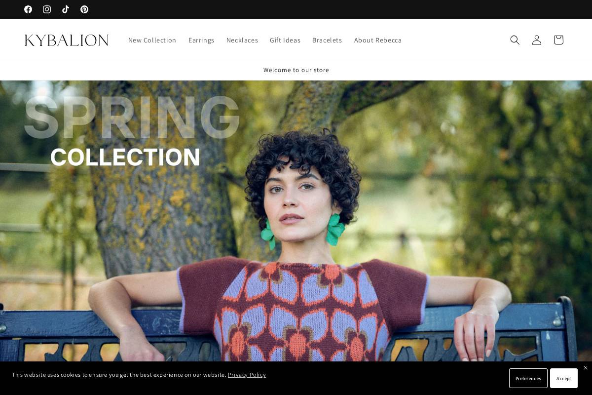 kybalionjewellery.com homepage screenshot